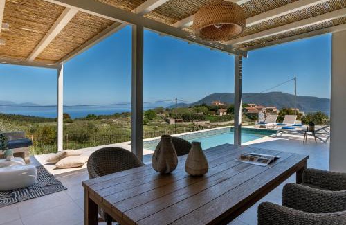 Katsarata Villa | Villa Ariste with stunning views near Fiscardo
