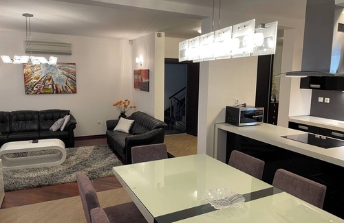Podstrana Villa | VILLA ARYA with private heated pool, gym, sauna, roof hot tub near the sea.