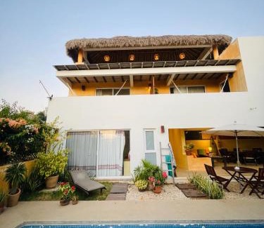 Barra de Colotepec House | Villa Bonobo Coliving with breakfast