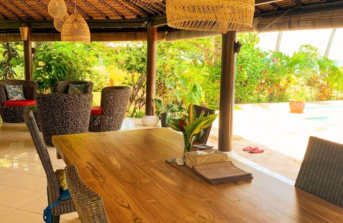 Lokapaksa Villa | Villa Cahaya, beachfront, 2 Bedrooms w/ensuite baths, private pool fully staffed