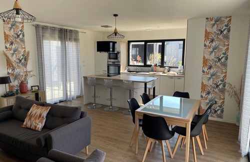 Santec Villa | Villa Egurra 400 meters from a sandy beach