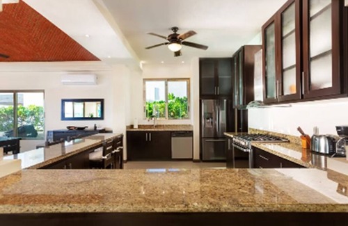 Playacar Beach Villa | Villa El Dorado is a chic contemporary oceanfront private oasis