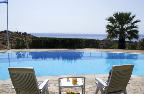 Lavreotiki Villa | VILLA ELENI - Breathtaking views of most gorgeous beach of Athens