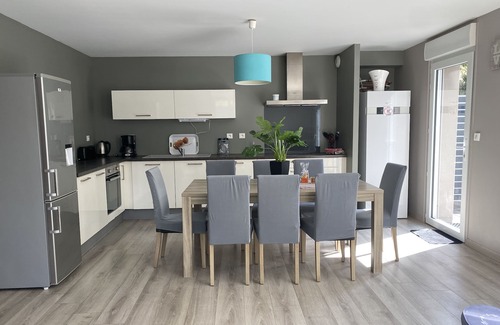 Merlimont House | Villa Fétuque Bleue in Merlimont with hot tub, pets welcome