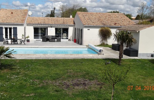 Les Boucholeurs Villa | Villa for 6 people with heated swimming pool 900m from the ocean, FULL SOUTH