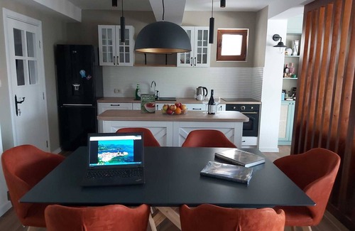 Becici Villa | Villa Gardenia 1 with Shared Pool and Basketball Court