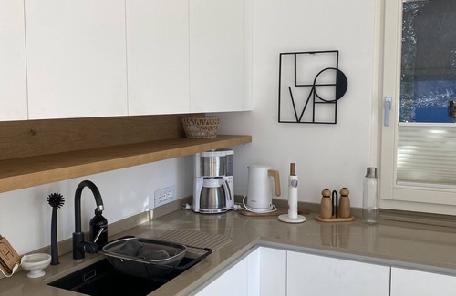 Brenzone sul Garda Apartment | Villa Holzi: Modern apartment with Infinity pool and stunning lakeview