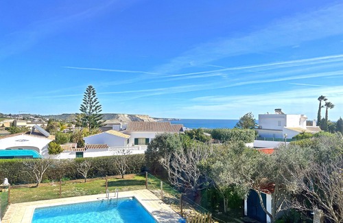 Praia da Luz Villa | Villa in Luz Beach overlooking the sea, private swimming pool and golf.