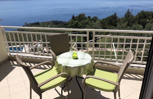 Podgora Apartment | Villa in Podgora, 2 app. quiet super sea and island view. Private pool, WiFi