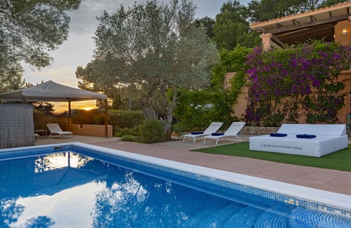 Sant Antoni de Portmany Villa | Villa in San Rafael Ibiza Sleeps 12