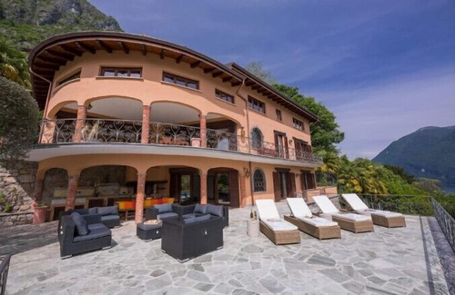 Cressogno Villa | Villa Isola Verde (Main Villa), Valsolda, Italy