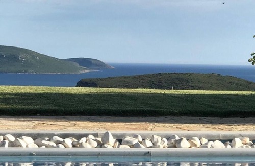 Pylos-Nestoras Villa | Villa Kamaria Luxury villa with private swimming pool, terraces, valley and sea views.