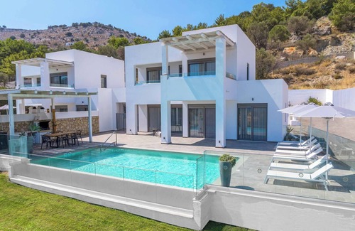 Vlicha Villa | Villa Krini Delight | Lindos | Beautiful Modern Villa with Pool