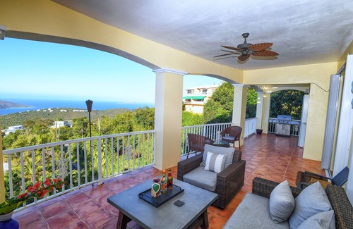 Rosendal Villa | Villa la Maison du Roi - Mountaintop Ocean Views