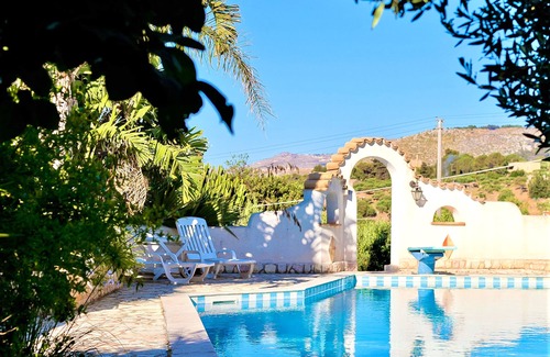 Valderice Villa | Villa Le Palme with private pool and seaview on San Vito Lo Capo