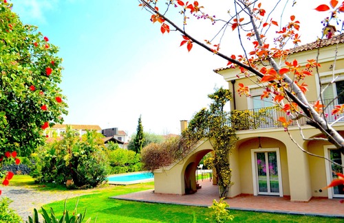 Santa Venerina Villa | Villa Mareneve, Villa with Private Pool, Etna Sea view. CIN EN087048C2PTJBZY2J