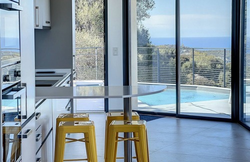 Santa-Reparata-di-Balagna Villa | Villa panoramic sea view, heated pool, Monticello, 4 bedrooms