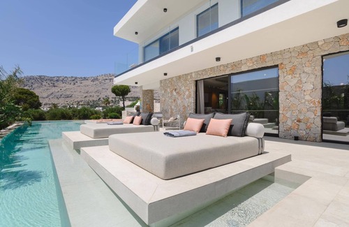 Pefkos Villa | Villa Pefkos Sunset by Villa Plus