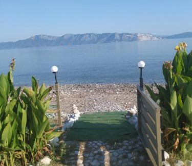 Aravissos Villa | Villa Poseidon Artemisiou Παραθαλάσσια Βίλα στην βόρεια Εύβοια για φιλοξενία 9 ατόμων