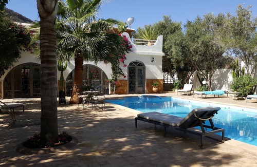 Aourir Villa | Villa, Private heated pool, Hammam, Bar, 4x4 sand, Trails, Buggy, Boats.