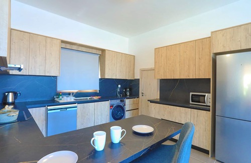 Meladeia Villa | Villa Salina: Modern Holiday Villa, Private Pool, Views, WiFi, A/C