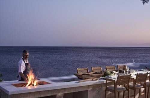 Platis Gialos Villa | Villa Santa Katerina - Sea View & Outdoor Hot Tub
