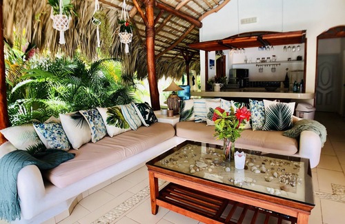 Las Terrenas Villa | Villa Saralena: Private tropical oasis. Only 50 meters from best beach in town!