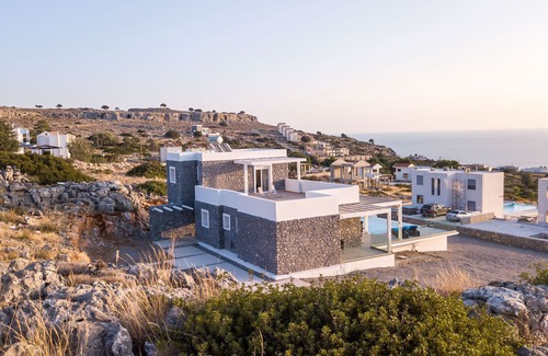 Pefkos Villa | Villa Sophia- New Luxury Villa, Breathtaking Views, Fully Furnished, Sleeps 9