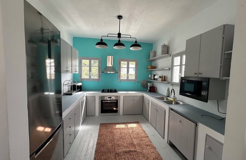 Lipsoi Villa | Villa Sun. Splendid 4 bedroom house for your vacations. panoramic sea view!