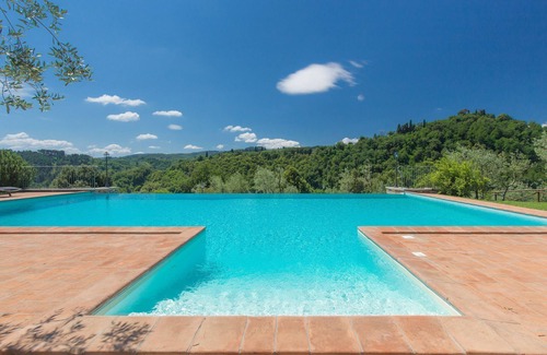 Cavriglia Villa | Villa Teresa Heart of Tuscany Chianti area Large garden Panoramic luxury pool AC