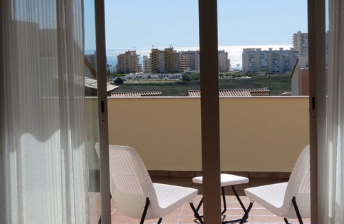 Peniscola Ski Chalet | Villa Vicky PENISCOLA. semi-detached house SEA VIEWS, pool, wifi