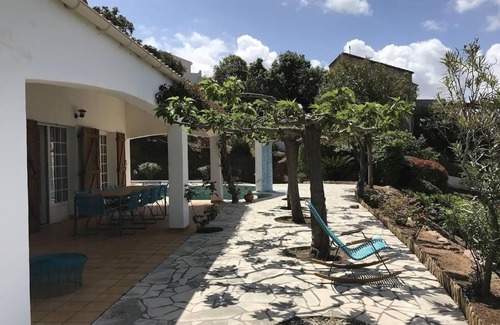 Tiuccia Villa | Villa with charming swimming pool, trees, sea view. 500 meters from the beach