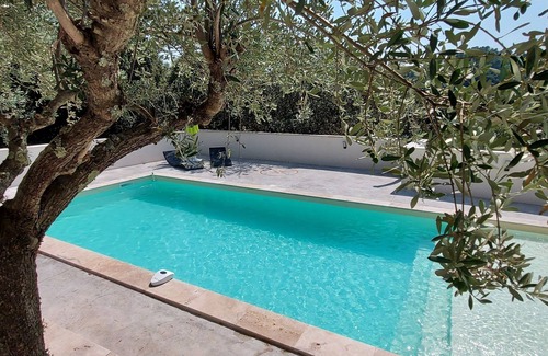 Saint-Jean-du-Pin Villa | Villa with panoramic views, secure pool and air-conditioned bedrooms.
