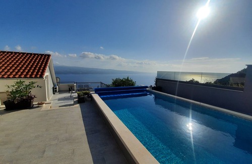 Stanici Villa | Villa with pool and beautiful sea views