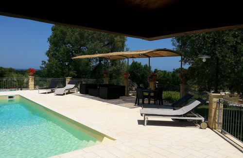 Specchiolla House | Villa with private pool - sea view near WWF natural oasis
