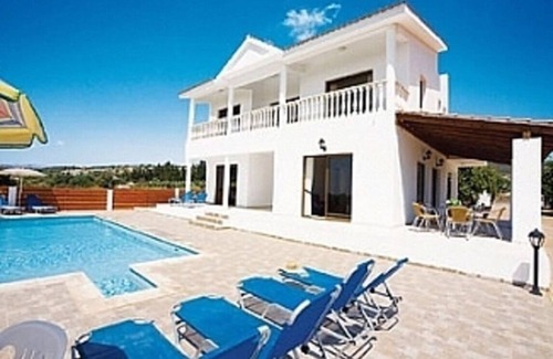 Agios Georgios Pegeias Villa | Villa with private pool and sea view
