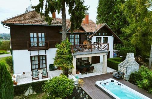 Sveti Juraj na Bregu Villa | Villa Wolf Castle - vanjski grijani bazen