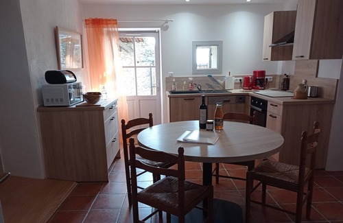 Lussan House | Village house, in local stone - in a listed village, quiet with courtyard.