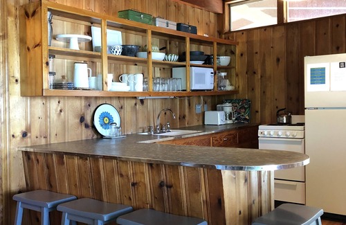 Pelican Rapids Cabin | Vintage mid-century cabin with beautiful lake view near Maplewood State Park