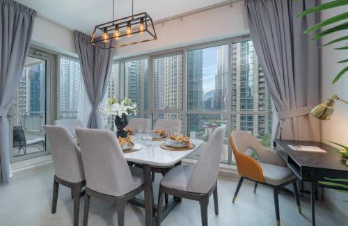 Al Barsha 1 Apartment | Vogue Downtown - Boulevard Central Tower - Burj Khalifa View