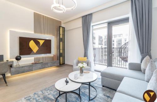 Madinat Zayed Apartment | Vogue Rosewater Two Bedroom Apartment with balcony at Dubai Creek Harbour and access to man made beach, Pool, Gym, Kids Area and Near Shopping