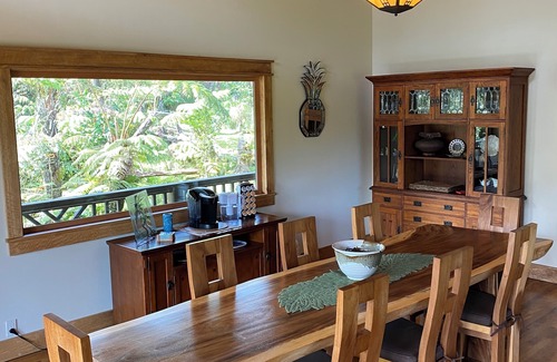 Royal Hawaiian Estates House | Volcano Rainforest Estate & Lodge; 5 miles to National Park; Hot Tub; 3 BR/3 BA