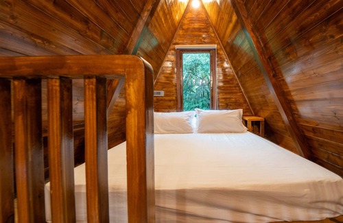 Mandrem Resort | Vrihi Boutique Resort: Nirja: Open-air Hot Tub: Luxury A-Frame: Mandrem Beach