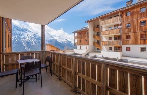 Orcieres-Merlette Condo | Vue sur la montagne | Près des pistes | T2 pour 8