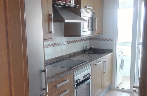 Poio Apartment | VUT-PO- 000403 Balcony Aerial view of the city. Terrace 30 m2 Ria de Pontevedra