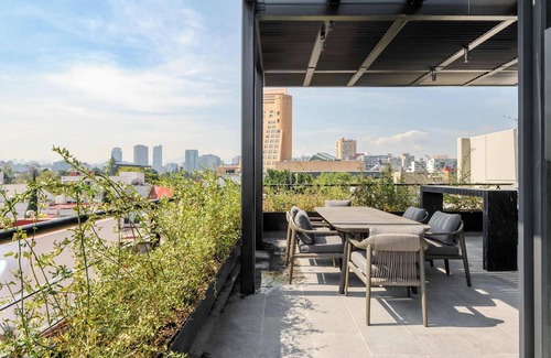Miguel Hidalgo Apartment | w* | Duplex 3BR Penthouse w/Terrace in Polanco