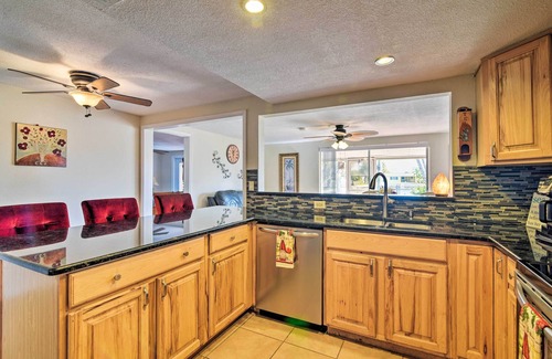 Sea Ranch On The Gulf House | Walk to Gulf: Home w/Boat Dock in Hudson!