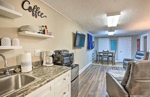Sturgis Apartment | Walk to Main St Sturgis Apt with Grill!