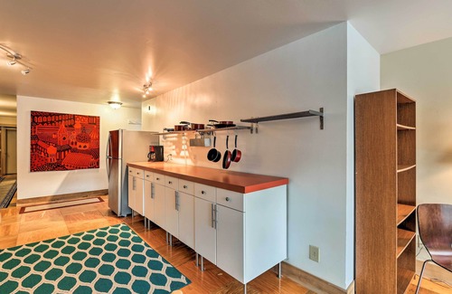 South Addition Apartment | Walk to Town & Coast: Anchorage Condo w/Fireplace