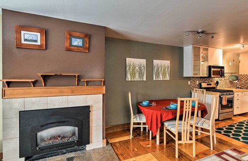 South Addition Apartment | Walk to Town & Coast: Anchorage Condo w/Fireplace